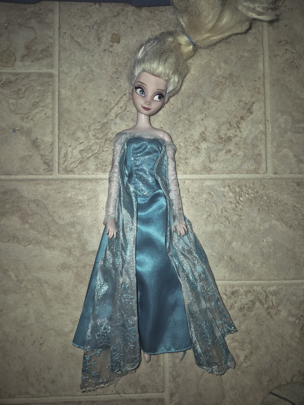 Blue Ice Queen Fashion Doll - Elegant Sparkle Gown
